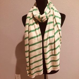 Glitter Gold and Green Ralph Lauren Scarf